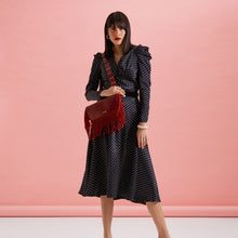 Load image into Gallery viewer, Bonnie Crossbody FauxCroc Ruby